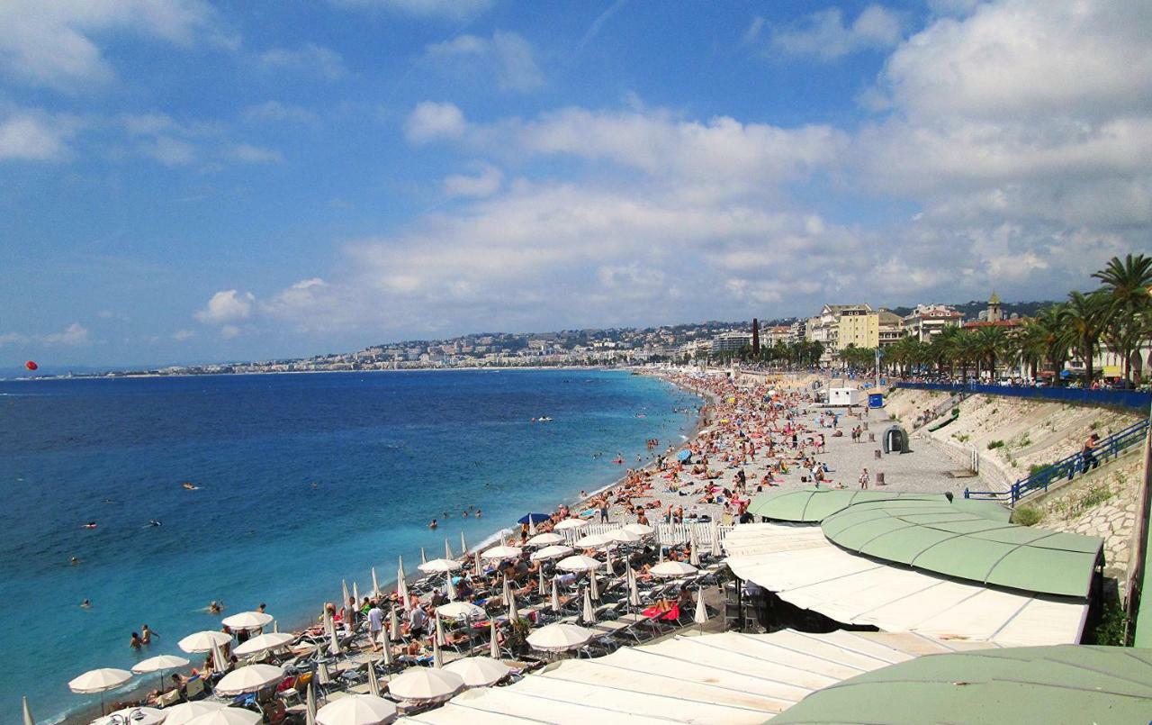 Appartamento Promenade Des Anglais Vue Mer Nizza Esterno foto